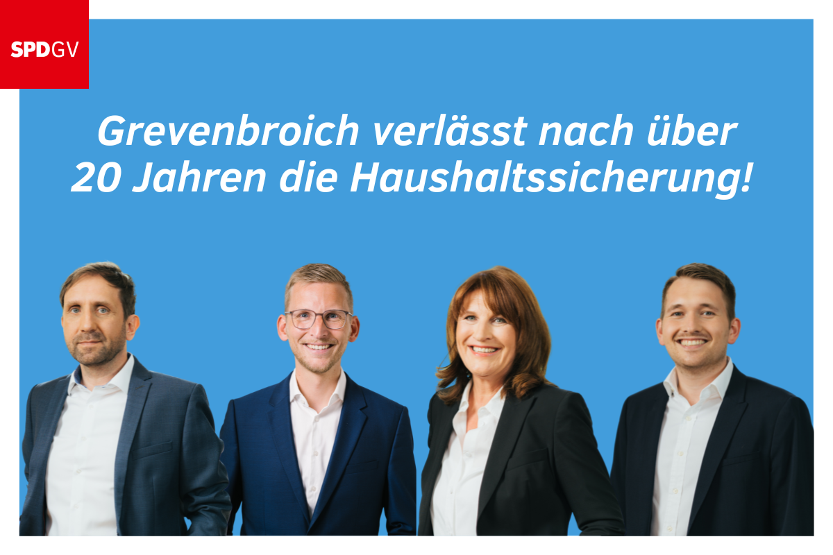 Grevenbroich Verlässt Nach über 20 Jahren Die Haushaltssicherung! › SPD ...